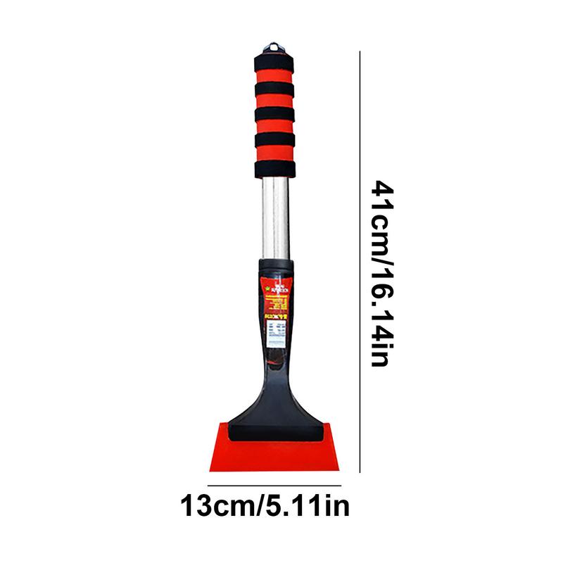 Snow Scraper Shovel Ergonomic Ice Scraper Effective No Scratch Automotive Window Shovel With Foam Handle For Scratch Ice Snow