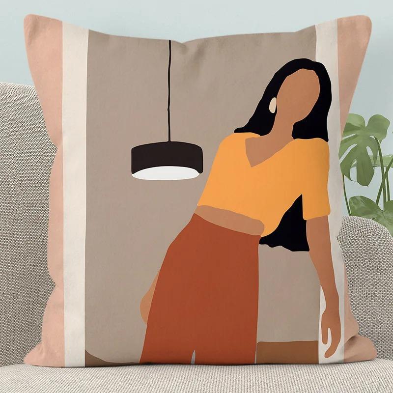 Suitable For Home Sofa Bed Abstract Graphic Modern Cushion Cover Throw Pillow Cover Living Room Decoration