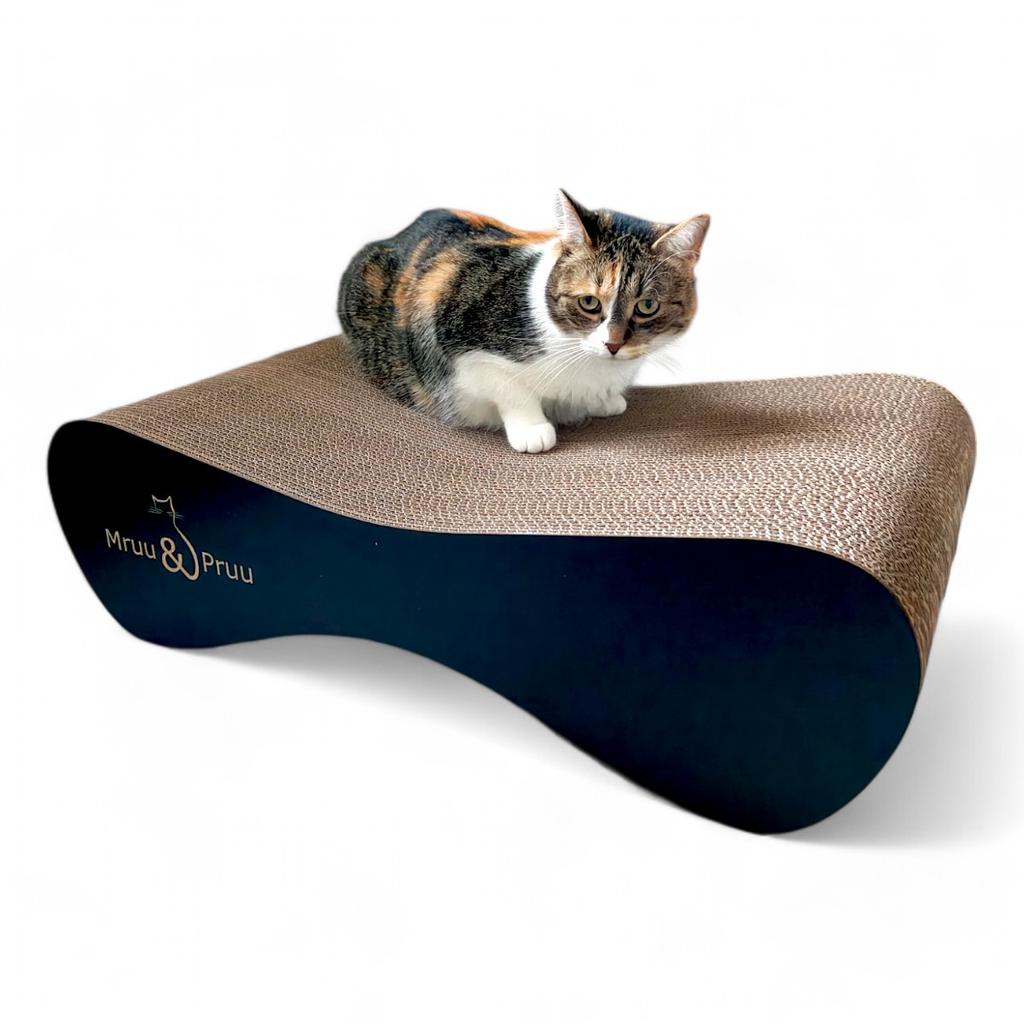 Mimi cat scratching post | black 40cm | 70x23x40 cm | MruuPruu