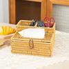 Eco-Friendly Tissue Organizer Modern Design Desktop Tissue Box Tissue Box Storage  Home Decoration