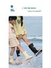 Wasserdichte Mid-Calf Anti-Rutsch Stiefel mit Kordelzug für Alle Jahreszeiten - Eltern-Kind-Stil Japanische Gummistiefel für Männer