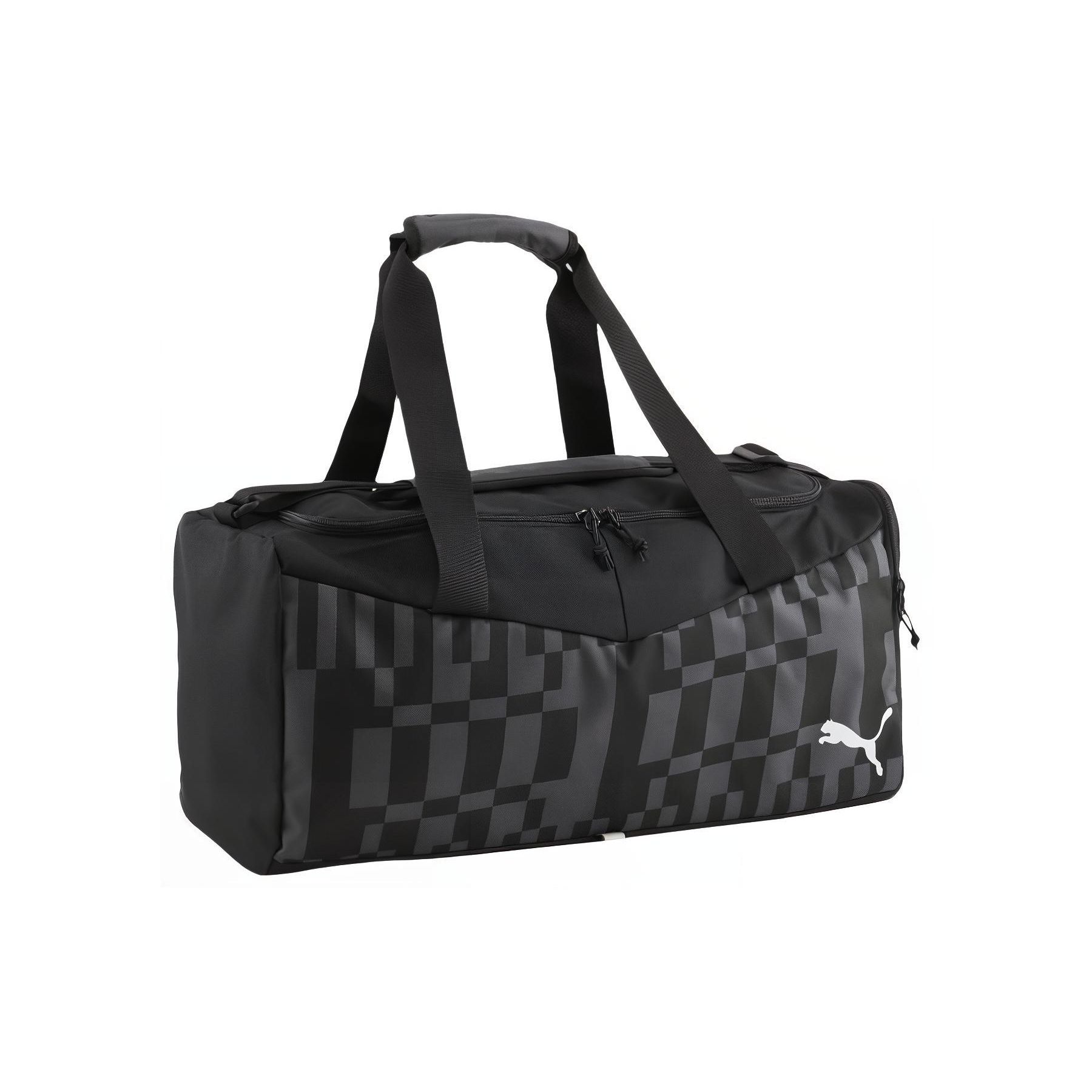 Puma Casual Large Capacity Shoulder Fabric Crossbody Tote Bag Unisex bags Black Asphalt 079912-03 Black Asphalt