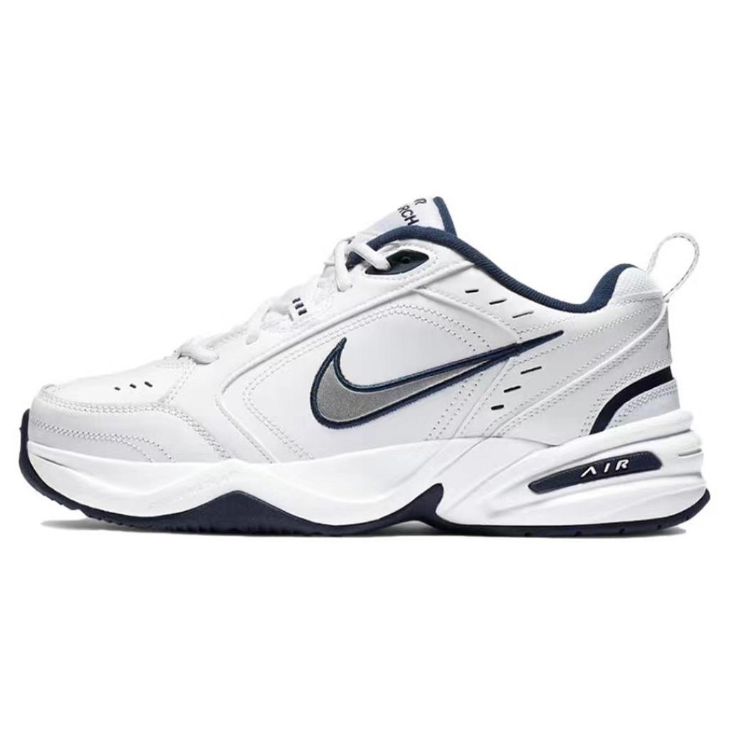 Nike Air Monarch 4 Chunky Sneakers Unisex Low top Blue/Silver 415445-102(Team80-)