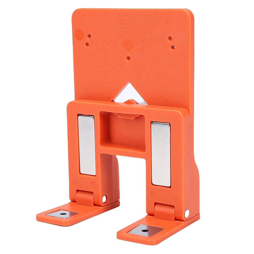 Cabinet Door Mounting Jig Kit with Magnet Position Plate Support Base Foldable Adjustable Stainless Steel Hardware