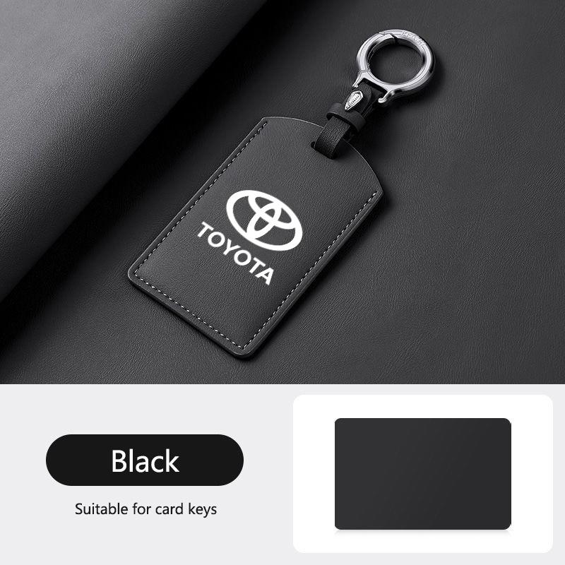 

Leather Car NFC Card Key Case Fob Cover Protector Holder Shell For Toyota Crown Corolla 12/13/14 Generation Crownkluger Vellfire