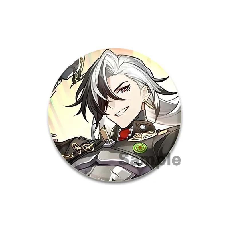 32/44/58mm Honkai Star Rail Brooch On Backpack  Asta Hook Kafka Arlan Cartoon Cosplay Badge Lapel Pins for Clothes Accessories Gift