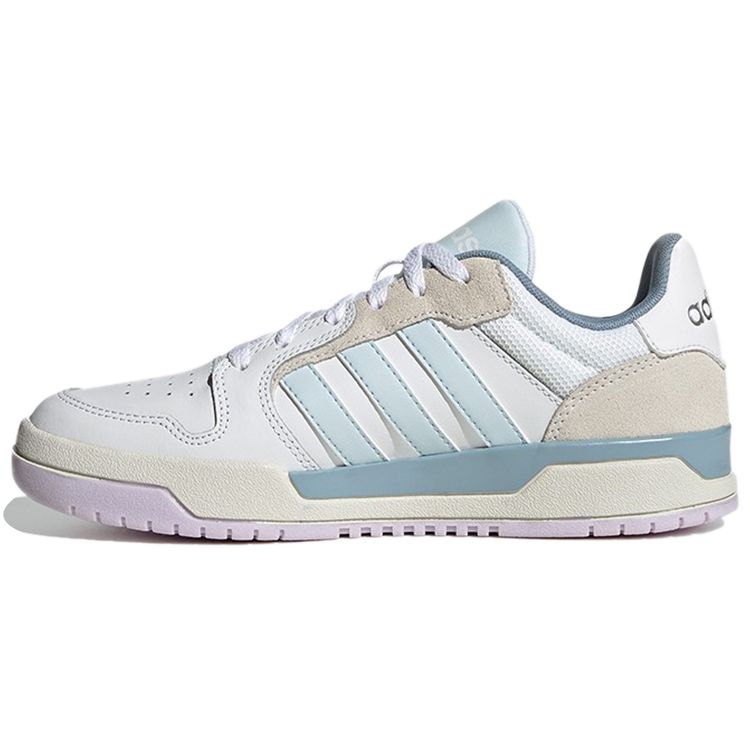 Adidas Neo Entrap Retro Casual Skate Shoes Women Sneakers White Blue FW3493