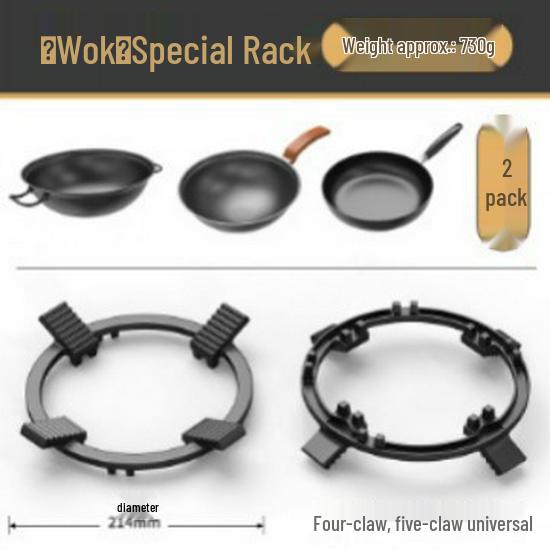 Protiskluzový stojan na plynový sporák: Kompaktní podložka pod horké nádobí pro malé hrnce, hrnce na mléko a kastroly