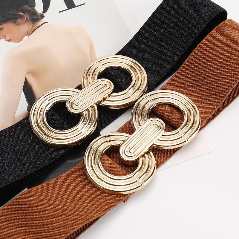 Women's Casual Elastic Waistband Decorative Fashion Belt