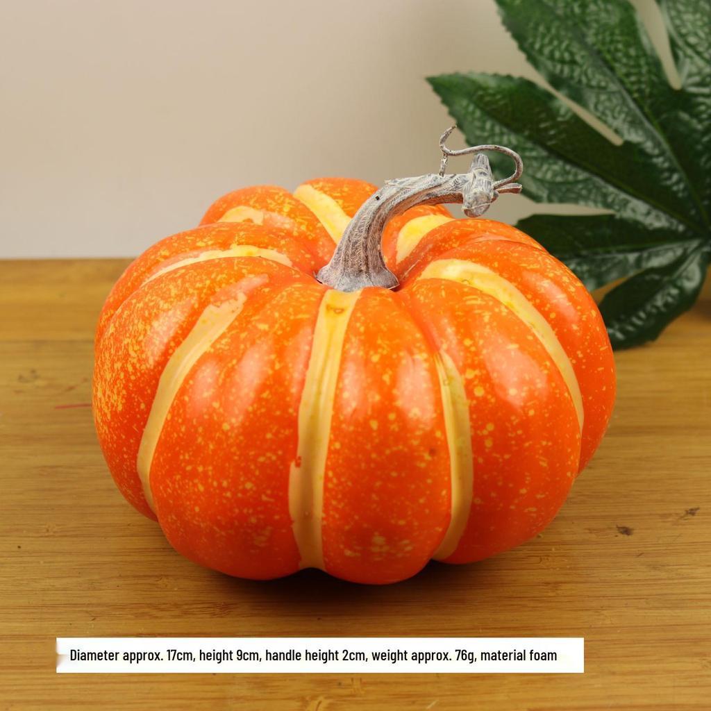 Foam Pumpkin & Maple Leaf Props for Halloween