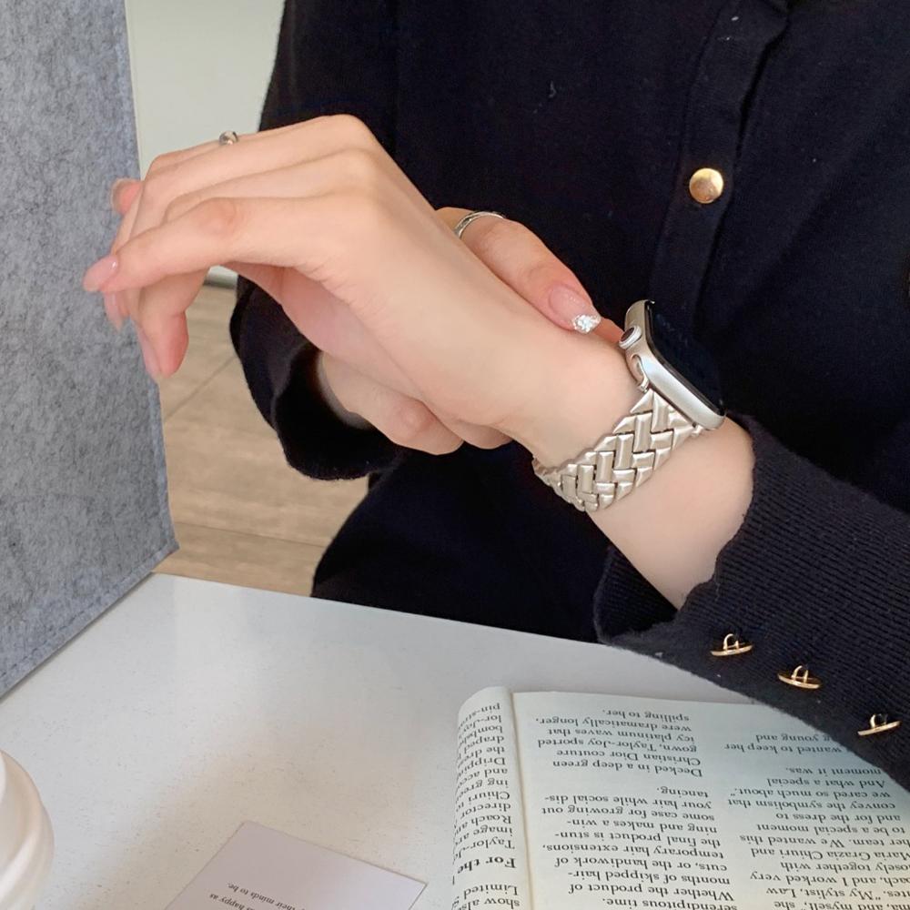 Luxury Stainless Steel Starlight Bracelet For Apple Watch Ultra 3 49mm Band for iWatch 11 10 9 8 7 6 se 46mm 41 45mm 40 38 42 44