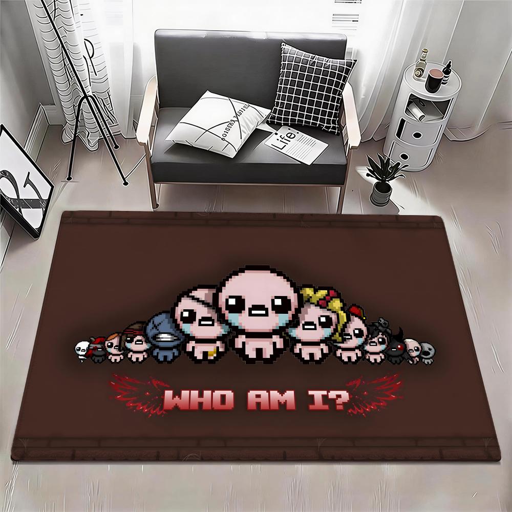 Tappetino da gioco The Binding of Isaac Tappetino ecologico in flanella Tappetino per porta antiscivolo inodore Tappeto per pavimenti interni Morbido tappeto corto in peluche per la casa