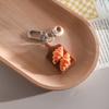 Stylish Original Bread Buckle Keychain Unique Creative Designs Sturdy Alloy Resin Materials for Backpack Decoration