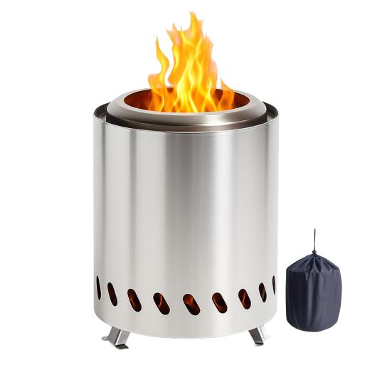 Portable Charcoal Stove Mini Smokeless Tabletop Fires Pit Low Smoke