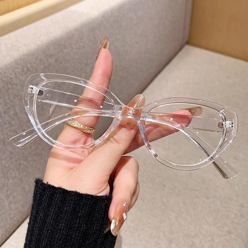 Simple Cat-eye Eyeglass Frame, Fashionable And Retro, Versatile And Anti-blue Light.8003