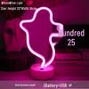 Korean Style Flamingo LED Neon Night Light - Decorative Christmas Fairy Accent with Round Base