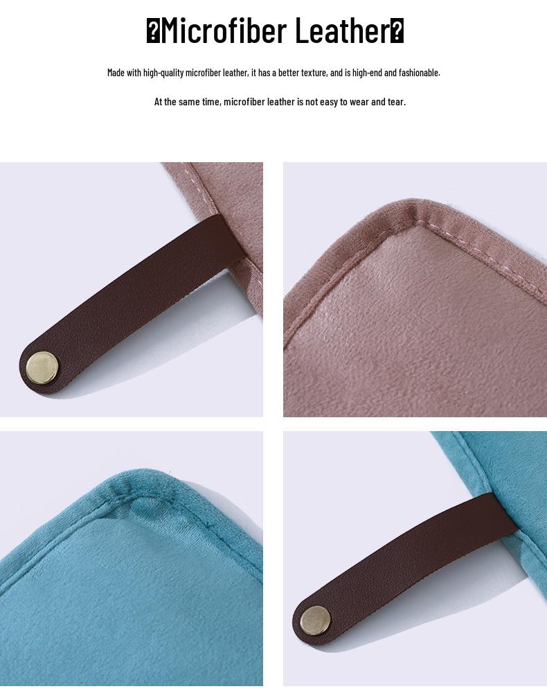 Portable Velvet Jewelry Organizer: Multi-layer Roll-up Bag for Earrings & Necklaces