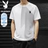 PLAYBOY Men's Ice Feel Quick Dry Short Sleeve T-Shirt
