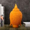 1pc Sakyamuni Colorful Buddha Head, Living Room HalEntryway Buddha Figurine Decoration Ornament, LivingRoom Entrance, Bookshelf