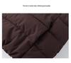 Women's 2026 Knitted Patchwork Sleeve Cotton Jacket - Short, Two-Piece Style, Autumn/Winter New Fashion Outerwear