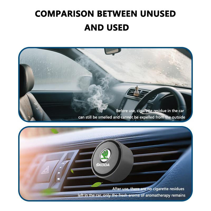 ATSS5 Car Air Vent Air Freshener Clip Aromatherapy Diffuser Auto Accessories For Skoda octavia a5 a4 mk1 2 fabia superb rapid mk3 yeti