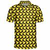 Cute Yellow Duck Pattern Golf Polo Shirt Unisex 3d Printed Cartoon Tennis Shirt Summer Street Loose Short Sleeve Tops Button Tees