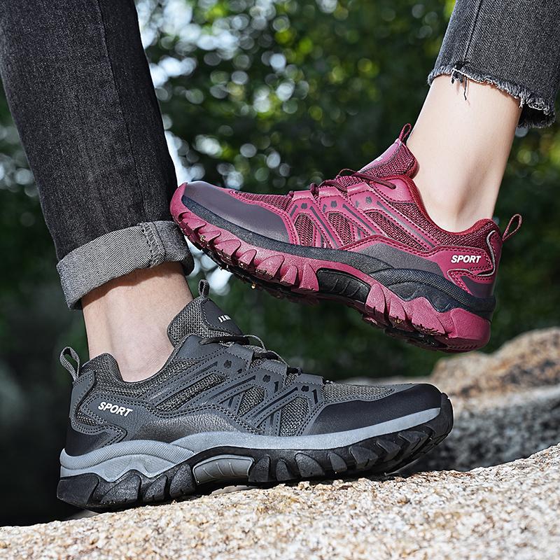 Fashion Men Shoe Outdoor Hiking Shoes Waterproof Mountain Climbing Shoes Trekking Sport Men Hunting Trekking Women Sneakers 46