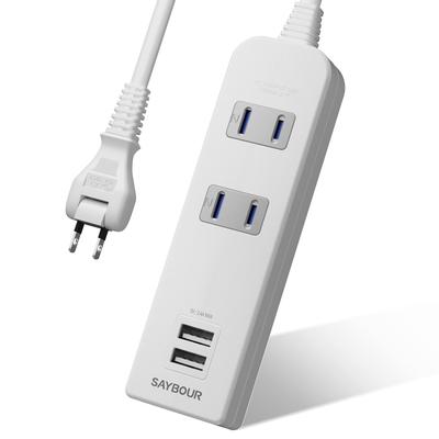 USB Outlet Extension Fast Charging Power Table PSE 2 AC 2 USB Perfect for or Home Use Cord, Strip, Tap, Stylish, Certified, Outlets, Ports, Travel,