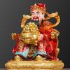 2025 Wen Cai Shen Statue: Copper-Colored for Inviting Wealth, Ideal for Home or Living Room Worship.