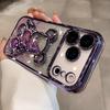 Glitter Quicksand Bear Is Suitable for Apple 17 Mobile Phone Case Iphone17promax New Lens All-inclusive Anti-drop Soft Case
