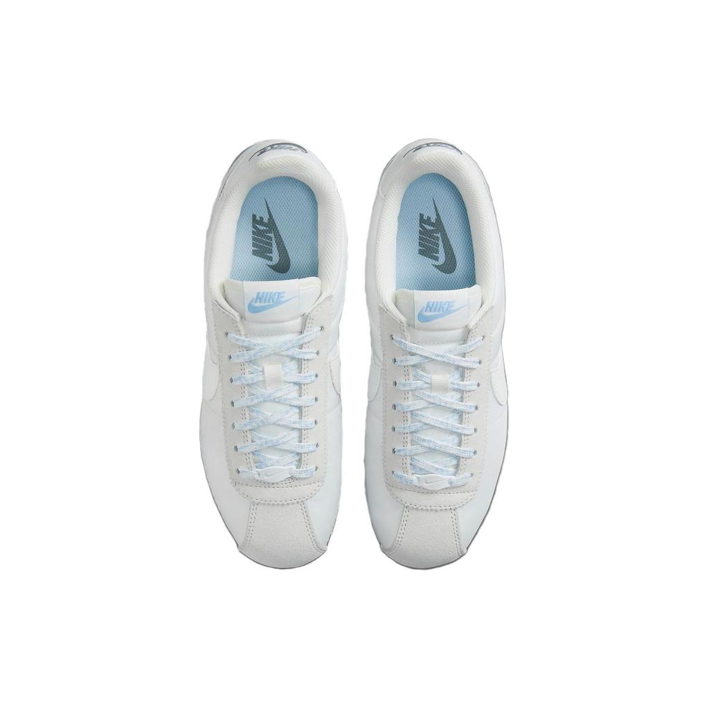 Nike Cortez Textile Classic Fashion Sports Low Top Casual City Commuting Running Shoes Women sneaker White Blue Gray HF6410-101