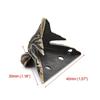 4PCS Retro Corner Protector Jewelry Box Wooden Box Retro Carving Foot Decoration Corner Protector Furniture Hardware Bracket