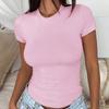 Summer fashion new style temperament all-match slim slimming basic short-sleeved T-shirt women