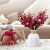 2pcs/set Red Pink Foam Love Heart Branch Glitter Foam Love Pick Stick Valentine's Day Flower Bouquet Home Vase Picks Wedding Decor
