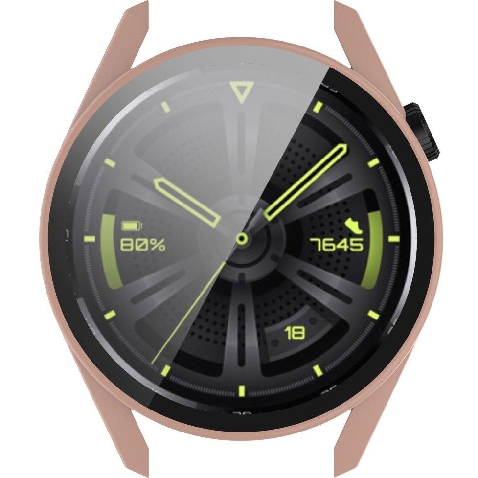 2in1 Case + Tempered Glass for Huawei Watch GT 3 42mm, Pink