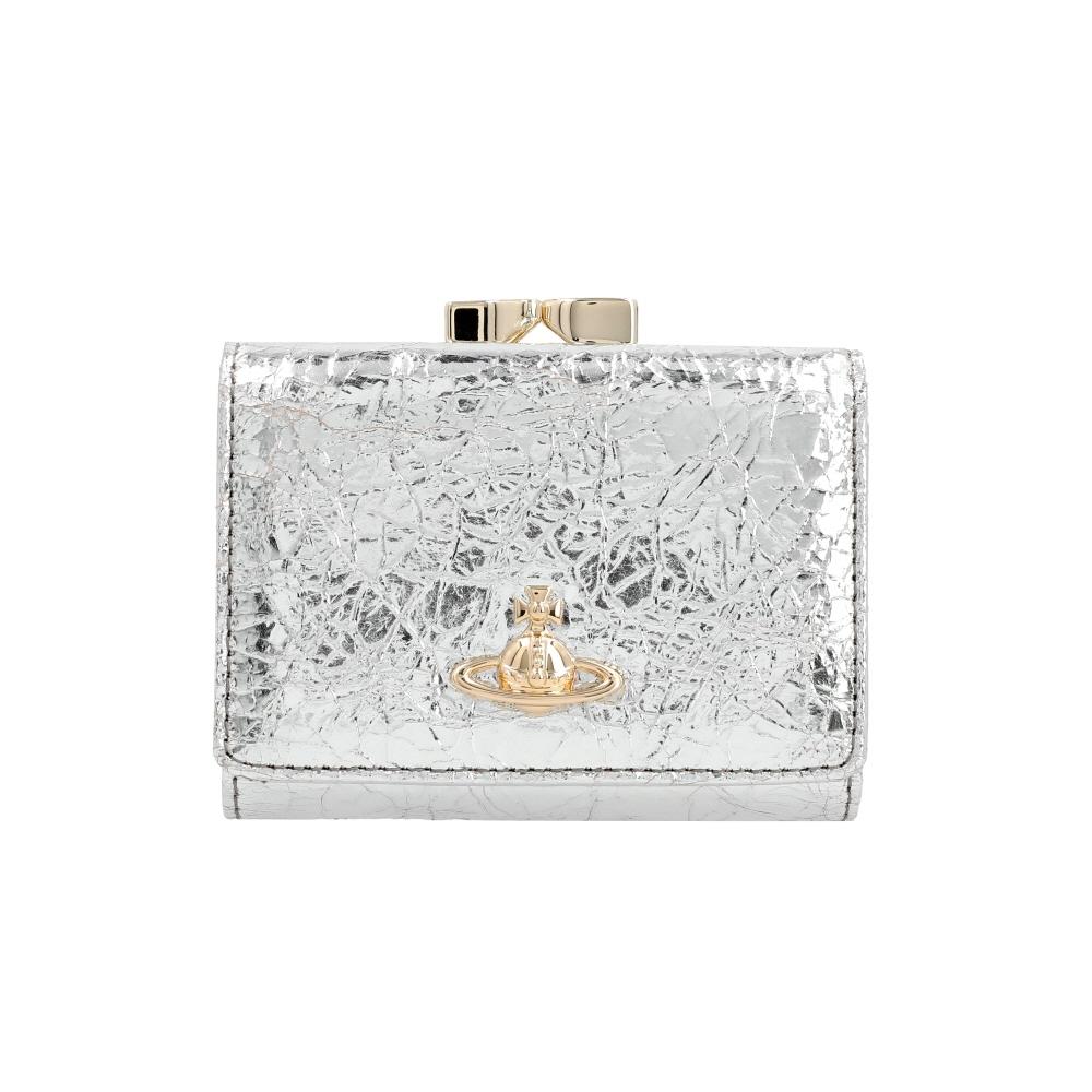 

Гаманець Vivienne Westwood з металізованим ефектом та складками, маленька модель 5115002mw L00a7 Q401 5115002MW L00A7 Q401