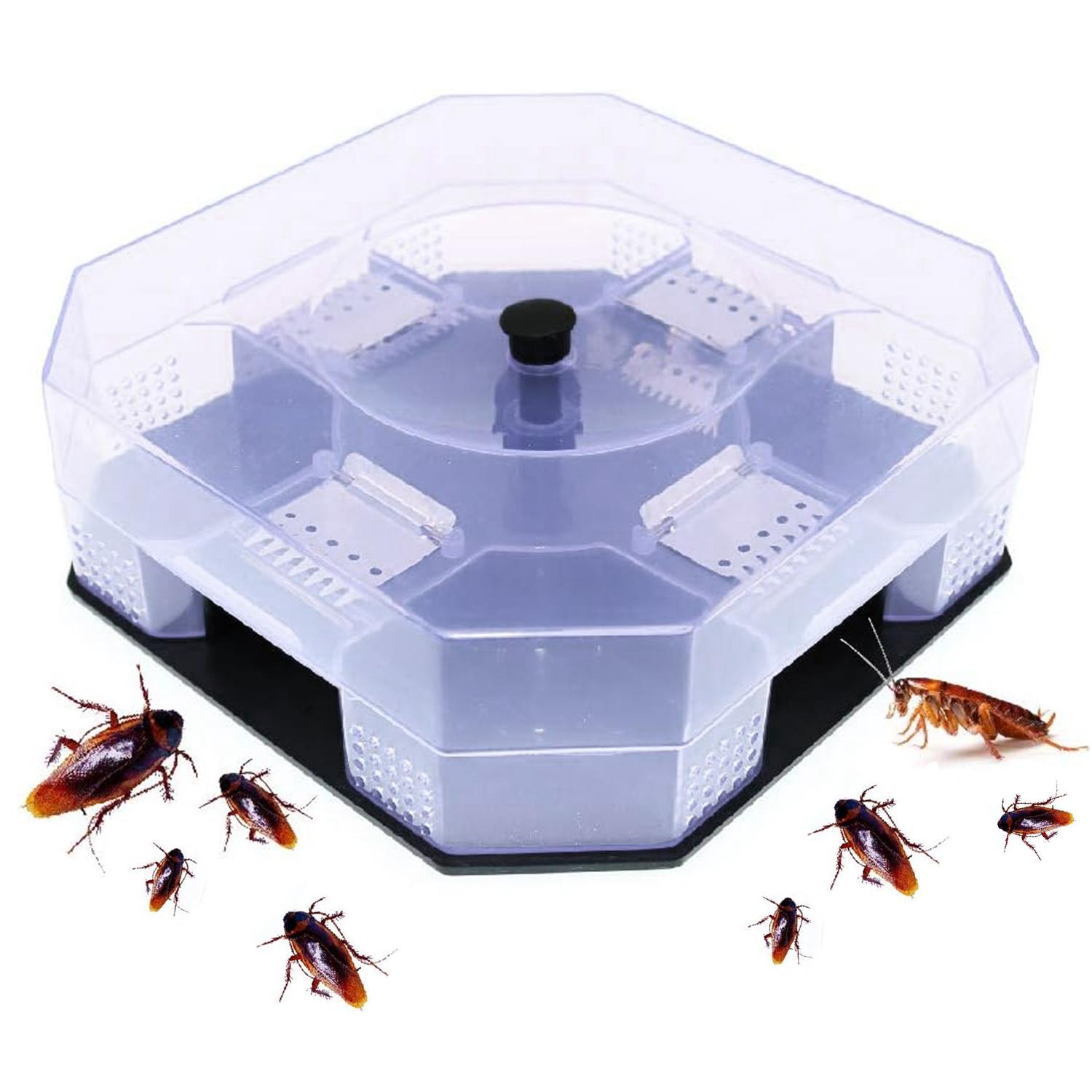 

Cockroach Traps Box Stainless Steel Roach Catcher Wear-resistant Lightweight Cockroach Repellent Good Sealing Living Room