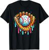 Ice Cream Drip Baseball Stuff Baseball Drip Graphic Unisex T-Shirt
