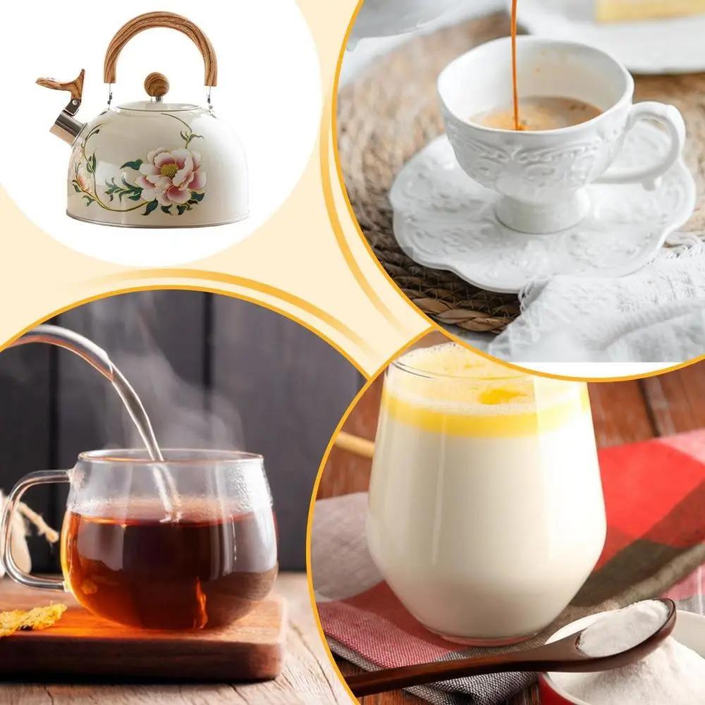 Stainless Steel Whistling Kettle Teapot 3L Coffee Pot New Teapot Water Kettle  Gas Induction Cooker