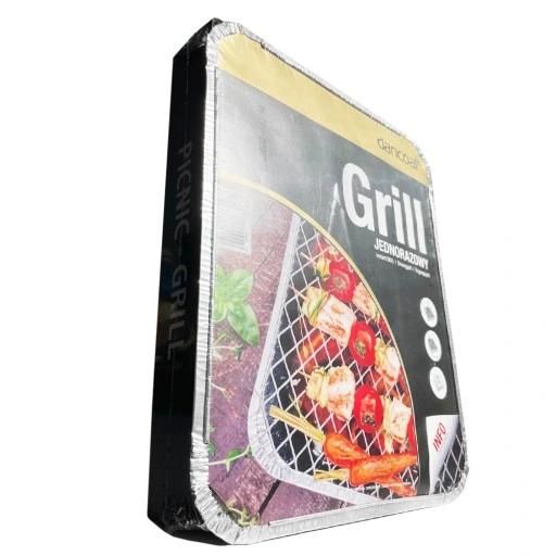 Grill Jednorazowy Z Węglem Podpałką Dacoal Piknik