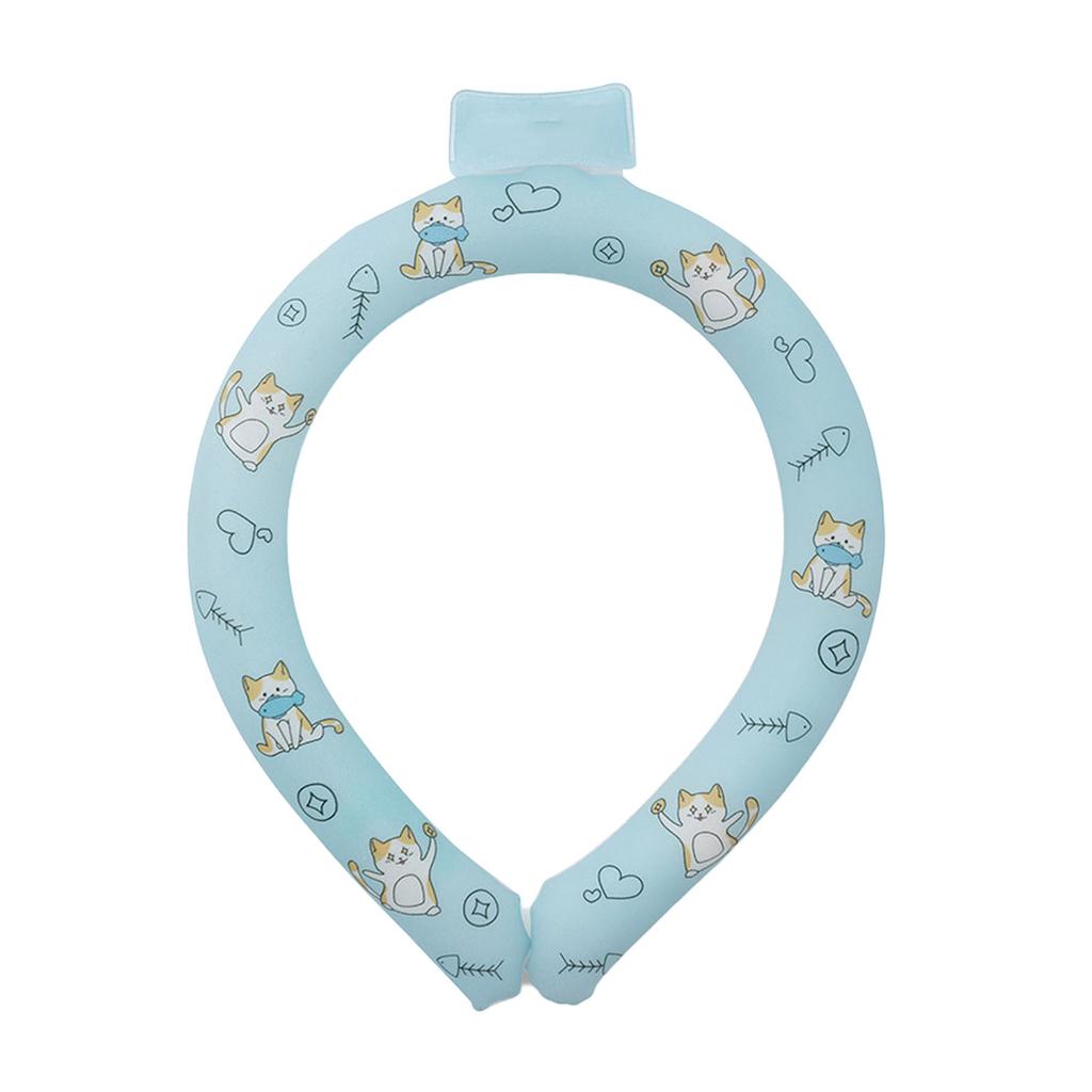 Neck Cooler TPU PCM Reusable Neck Cooling Tube Wearable Cooling Neck Wrap for Summer Hot Weather Outdoor Workers Sports