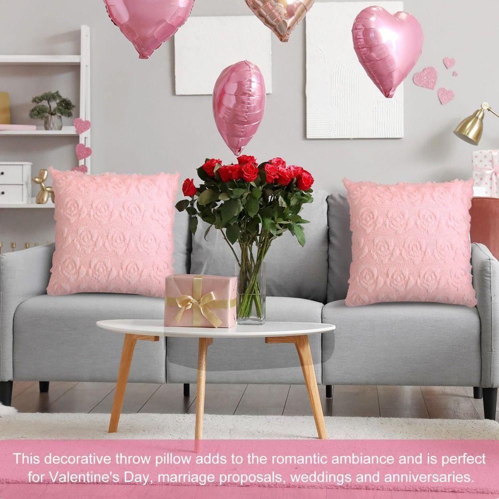 Removable Pillow Cover Bow Pillowcase Durable Pillow Case Protector Sofa Decoration