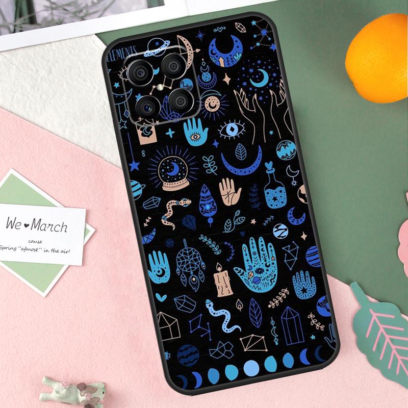 Blue Evil Eye Case For Honor 200 Lite 50 70 90 X9b X9a X8b X8a X8 X9 X9c Honor Magic 7 Pro 5 6 Lite Cover