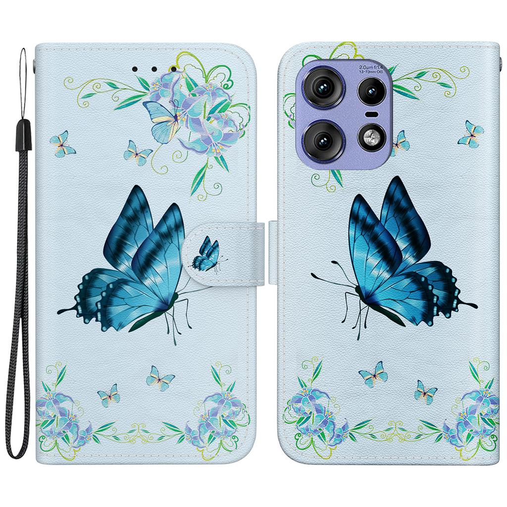 For Motorola Edge 50 5G/Edge 50 Pro 5G Case Wallet Stand Pattern Printing Leather Cover