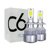 2pcs H7 6000K COB LED Bulbs C6 Car Lights 12V For Car Headlight Bulbs Car Fog Light Universal Auto Headlamps