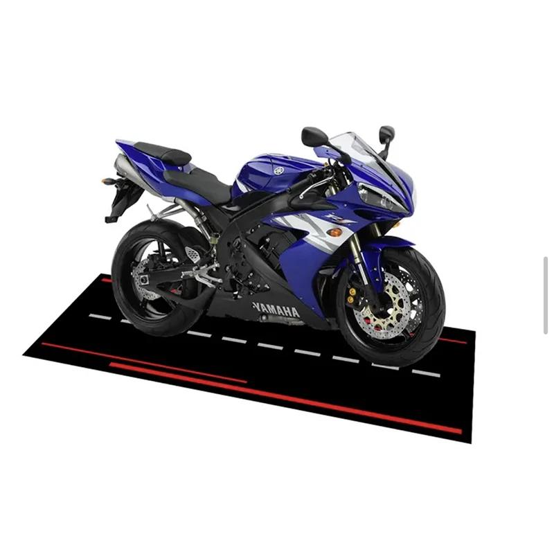 Tappeto per Moto Tappetino per Garage Racing Cool Moto Display Tappetino per Esposizione Moto Stanza Antiscivolo Tappeto Decorazione Casa