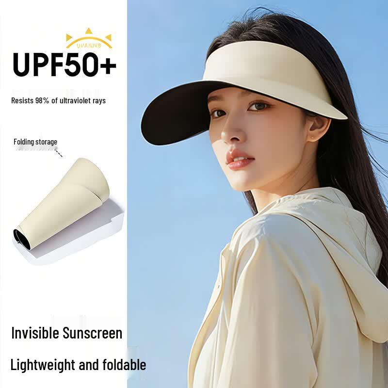 Dusenna Outdoor UV Protection Sun Visor Hat бежевый