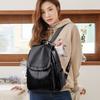 Ladies Bookbag Rucksack Women Large Capacity Backpack Purses High Quality Pu Leather Female Vintage School Bags Travel Bagpack