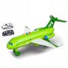 Interactive Green Plane Light and Sound Effects Two Cars