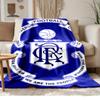Rangers FC Soft and Comfortable Flannel Suitable for Sofas Living Rooms Outdoor Camping Travel and Also Makes a Great Anniversary Gif